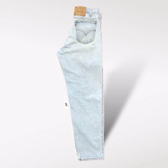 Levi’s Orange Tab Vintage Distressed Relaxed Fit Jeans Size 33x32 - Picture 5 of 13
